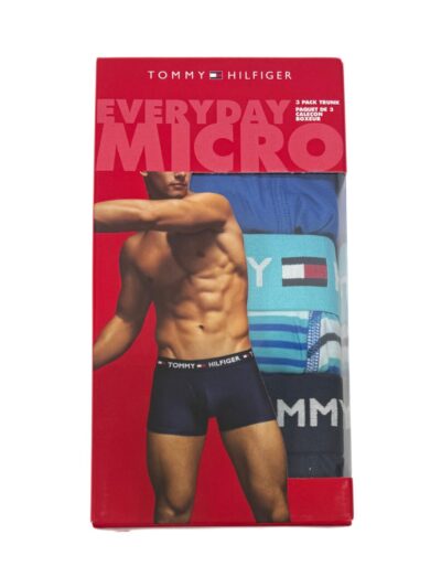Men's Tommy Hilfiger Boxers (3 Pack) Light Teal Multi