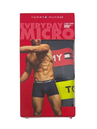 Men's Tommy Hilfiger Boxers (3 Pack) Yellow/Navy Blue Multi