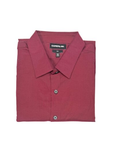 Express Long Sleeve Shirt (Burgundy/Slim Fit) 2X-Large