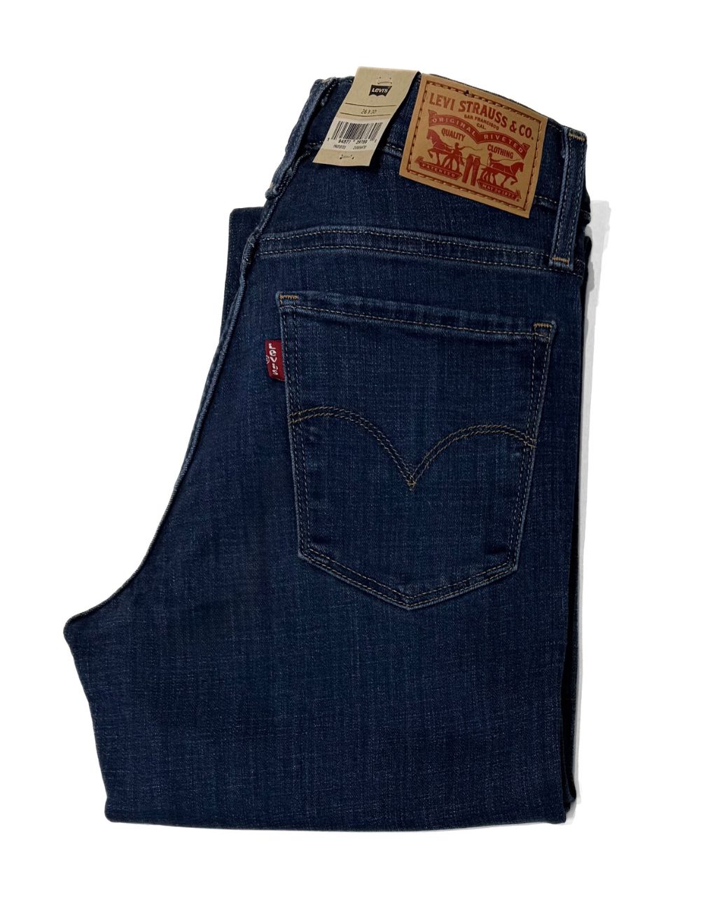 Women's Levi's 314 Jeans (Medium Blue 0133) - Image 2