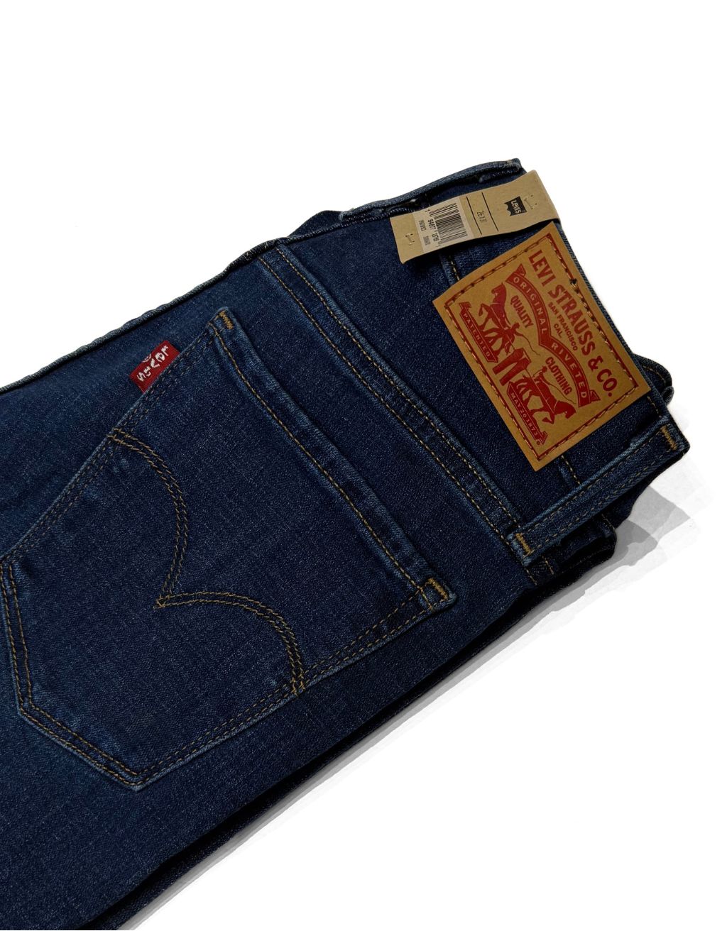 Women's Levi's 314 Jeans (Medium Blue 0133) - Image 3