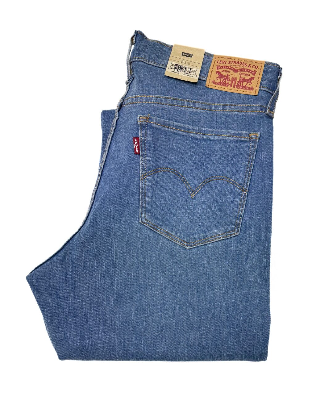 Women's Levi's 315 Jeans (Light Blue 0117) - Image 2