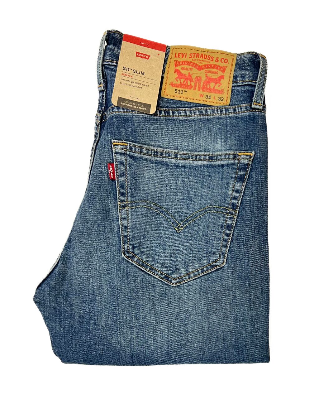Men's Levi's 511 Jeans (Medium Blue 3816) - Image 2