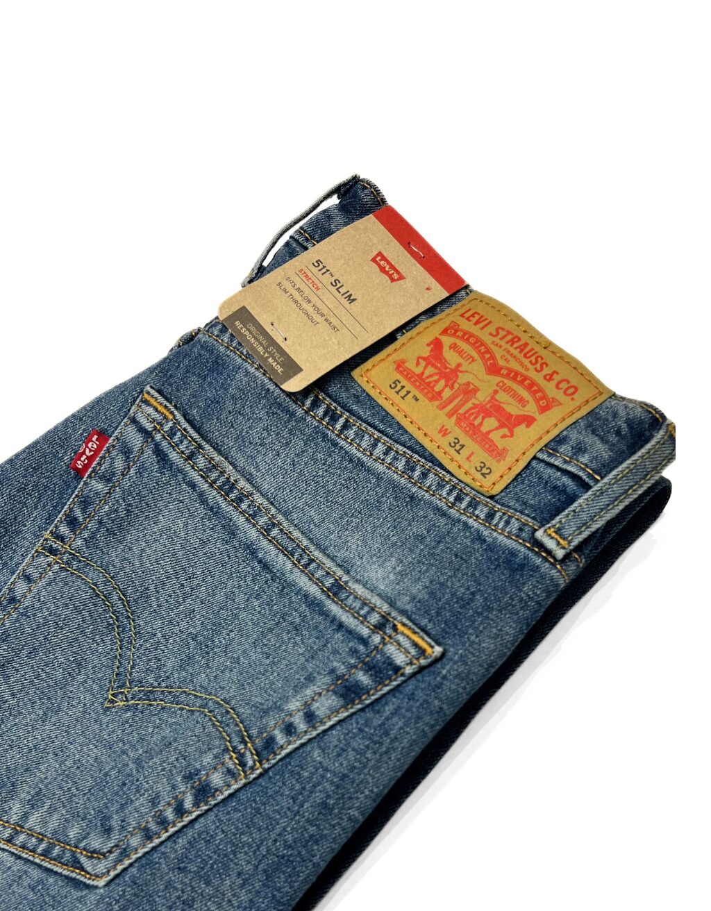 Men's Levi's 511 Jeans (Medium Blue 3816) - Image 3