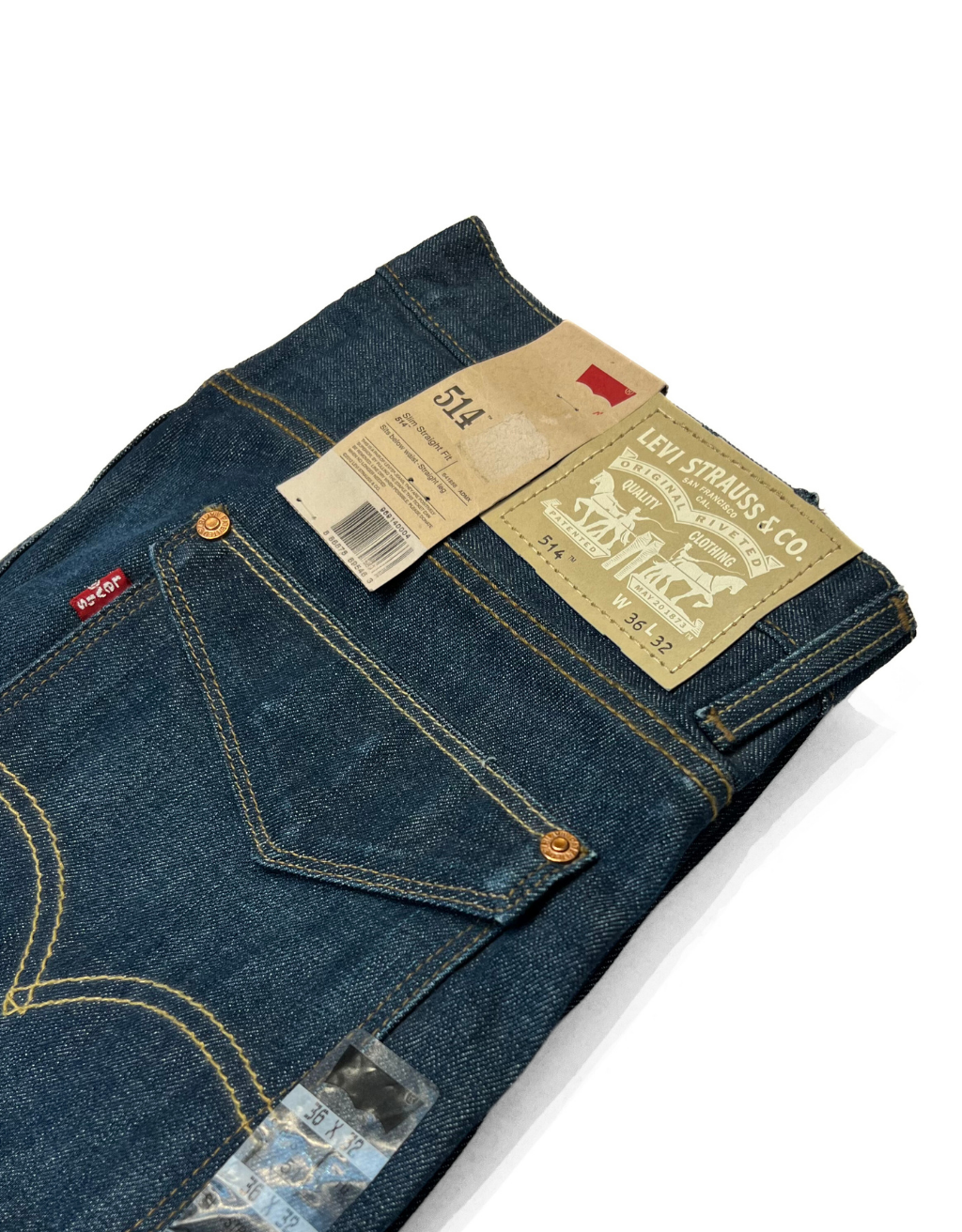 Men's Levi's 514 Jeans (Medium Blue 0004) - Image 3