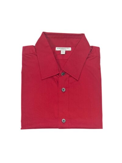 Express Long Sleeve Shirt (Red/Extra Slim Fit) Large