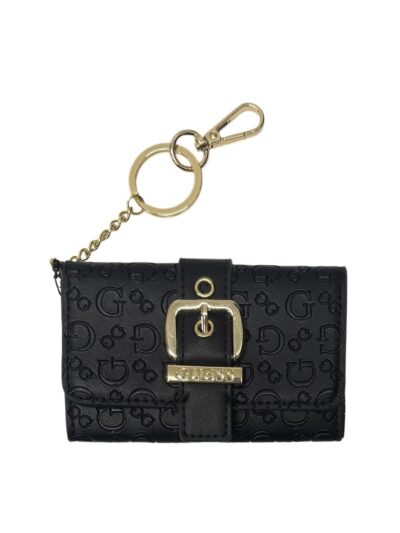 Women's Guess Fold Over Belt Keychain Card Holder
