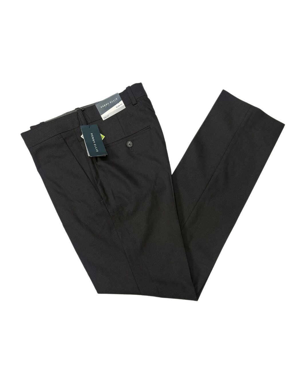 Men's Perry Ellis Dress Pants (Charcoal 4GFB4302RT053)