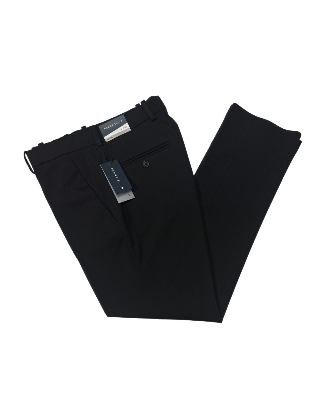 Men's Perry Ellis Dress Pants (Black 4HHB4310RT010)