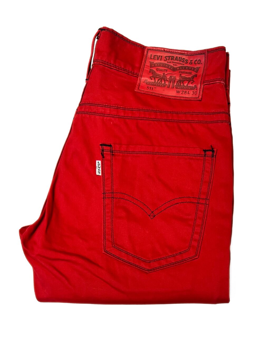 Men's Levi's 511 Jeans (Medium Red 0007) - Image 2