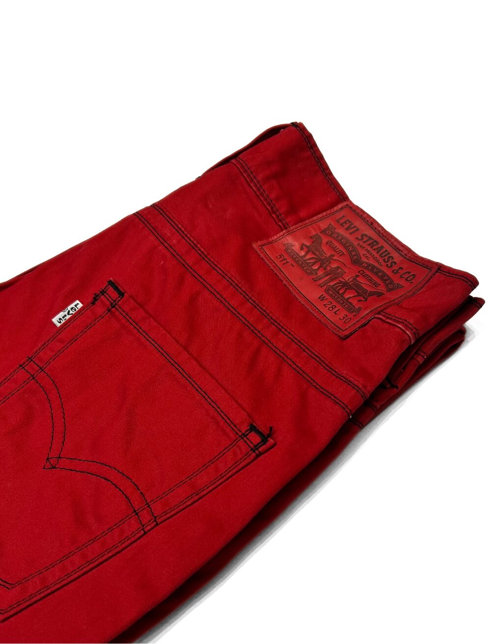 Men's Levi's 511 Jeans (Medium Red 0007) - Image 3