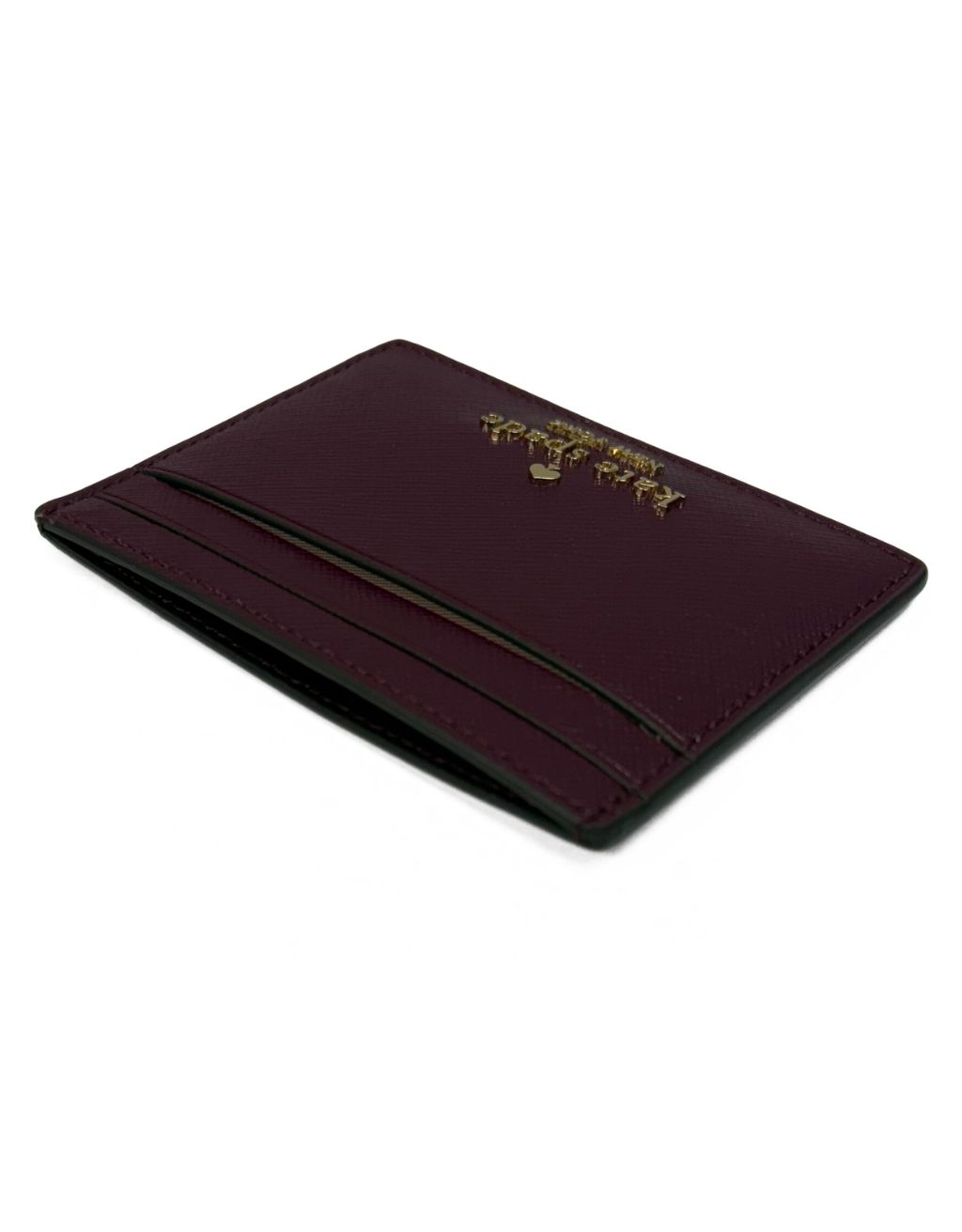 Kate Spade Madison Small Slim Card Holder (Blackberry) - Image 3