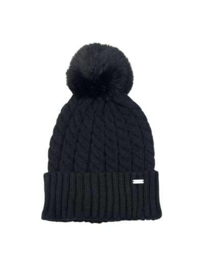 Women's Aldo Beanie (OS) Black/Silver Logo