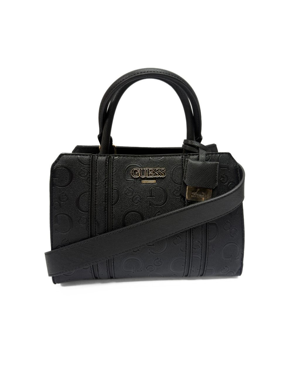 Women's Guess Cassian Satchel (Black)
