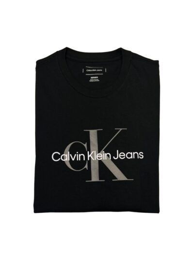 Men's Calvin Klein Short Sleeve T-Shirt (Black/Dark Grey/White)