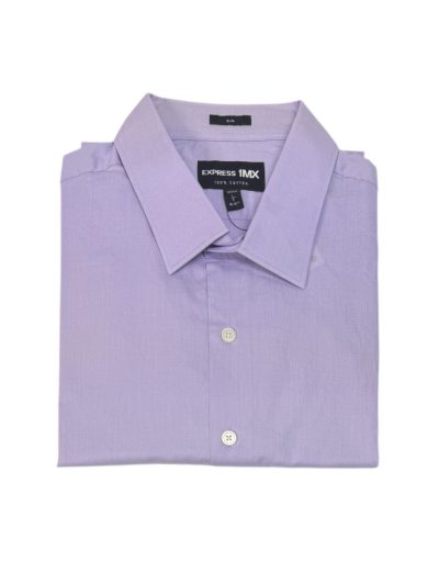 Men's Express Long Sleeve Shirt (Lilac) Slim Fit (2303)