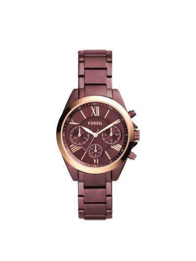 Women's Fossil Modern Courier Midsize Chronograph Stainless Steel Watch