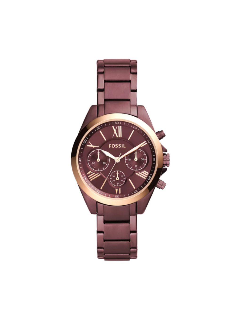 Women's Fossil Modern Courier Midsize Chronograph Stainless Steel Watch