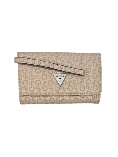 Women's Guess Maddie SLG Wristlet (Latte)
