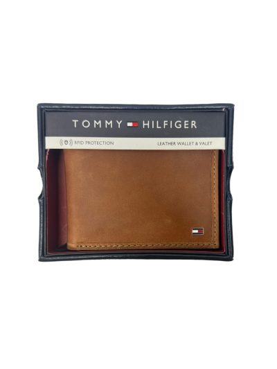 Men's Tommy Hilfiger Bi-Fold Wallet (Tan 104)