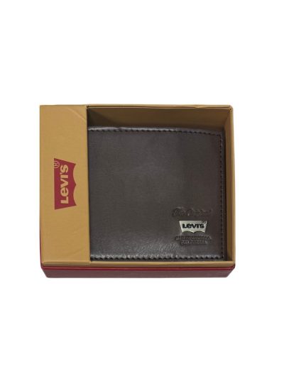 Men's Levi's Bi-Fold Wallet (Brown 111)
