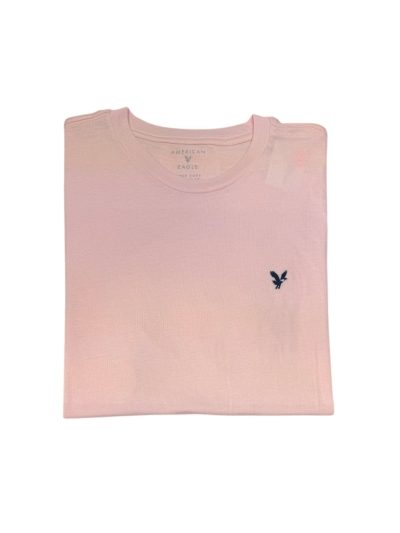 Men's American Eagle Logo Short Sleeve T-Shirt (Light Pink)