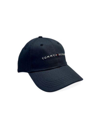 Tommy Hilfiger Hat (Fabric Metal Buckle Closure) Navy Blue
