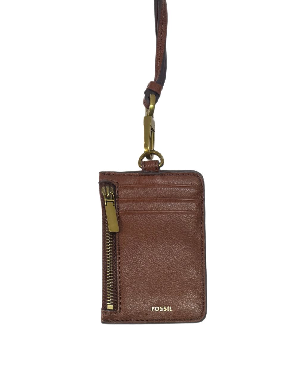Fossil Sofia Leather Lanyard (Medium Brown)
