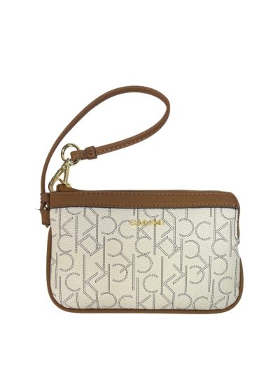 Women's Calvin Klein Wristlet (Almond/Khaki/Caramel H6JIJ6JH)