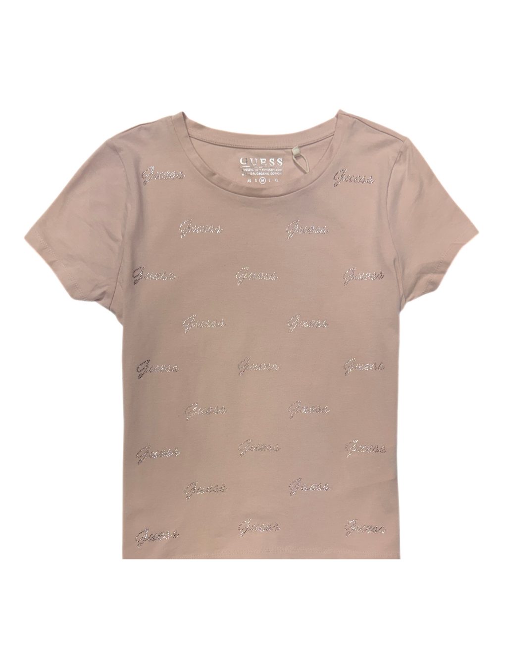 Women's Guess Victorine Short Sleeve T-Shirt (Vapor Rose)