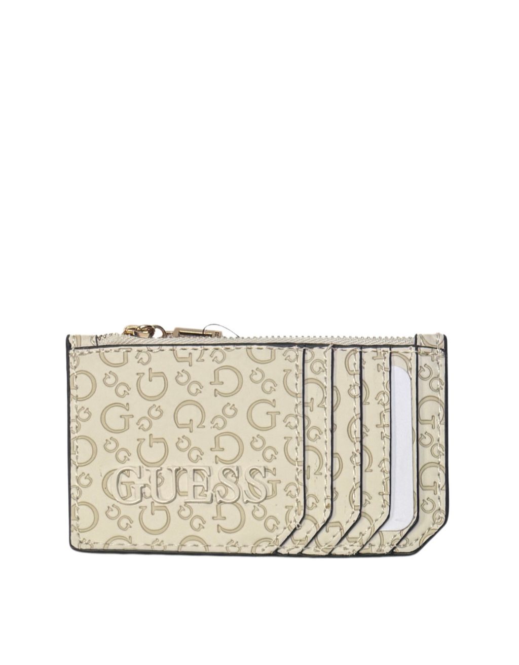 Women’s Guess Bowie SLG Card Holder (Stone)