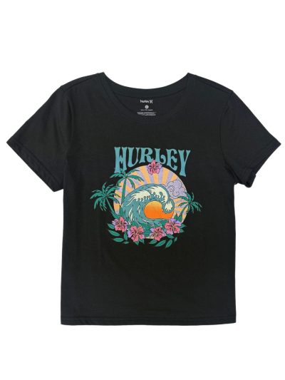 Women's Hurley Huro Short Sleeve T-Shirt (Black)