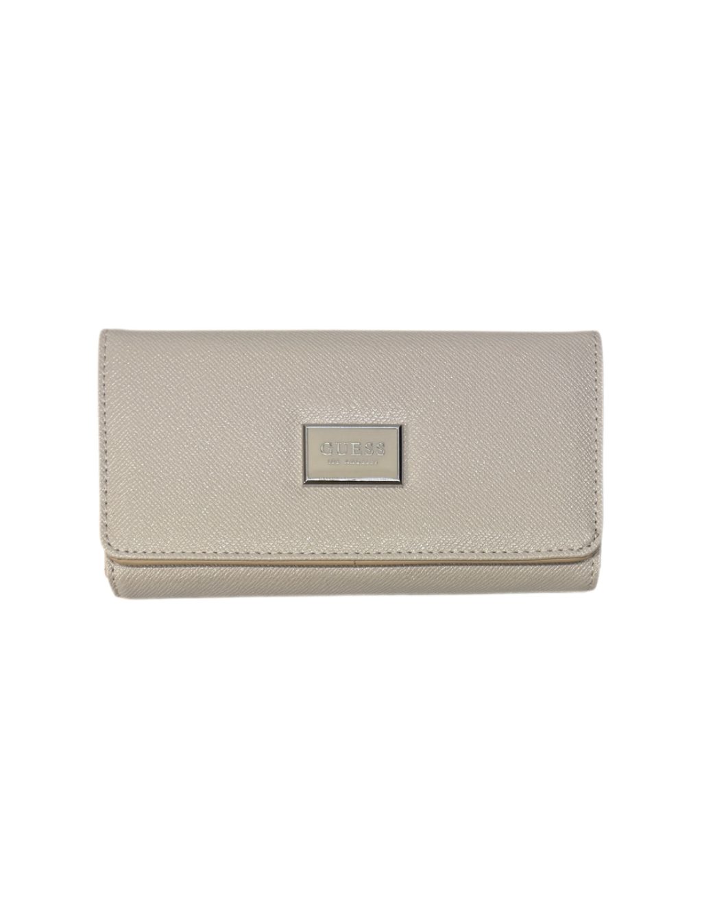 Women's Guess Abree Snap Wallet (Stone)