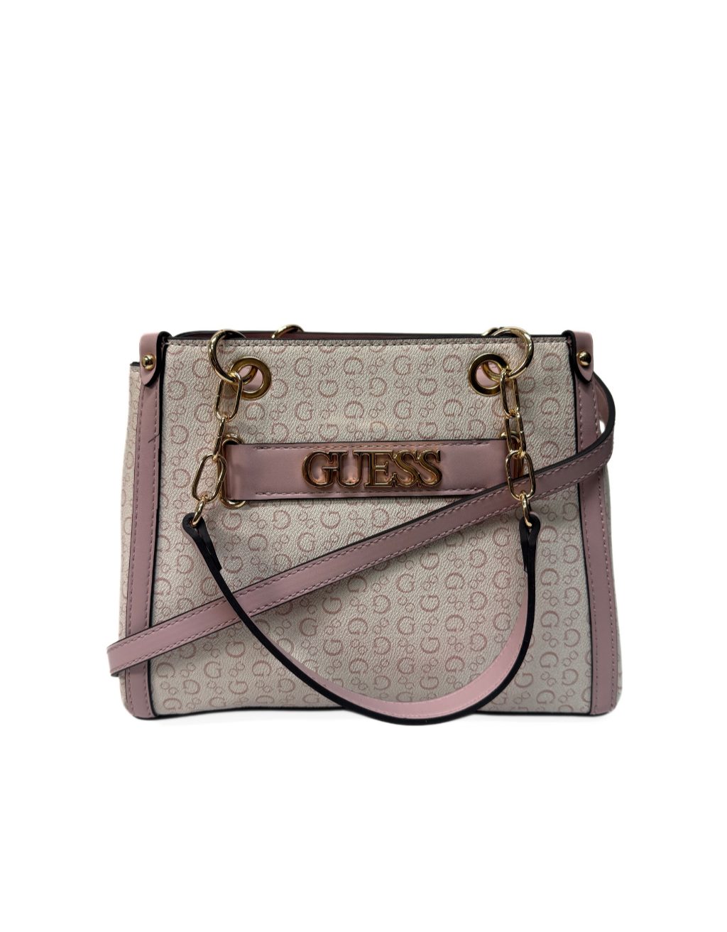 Women's Guess Danica Satchel (Dusty Mauve)