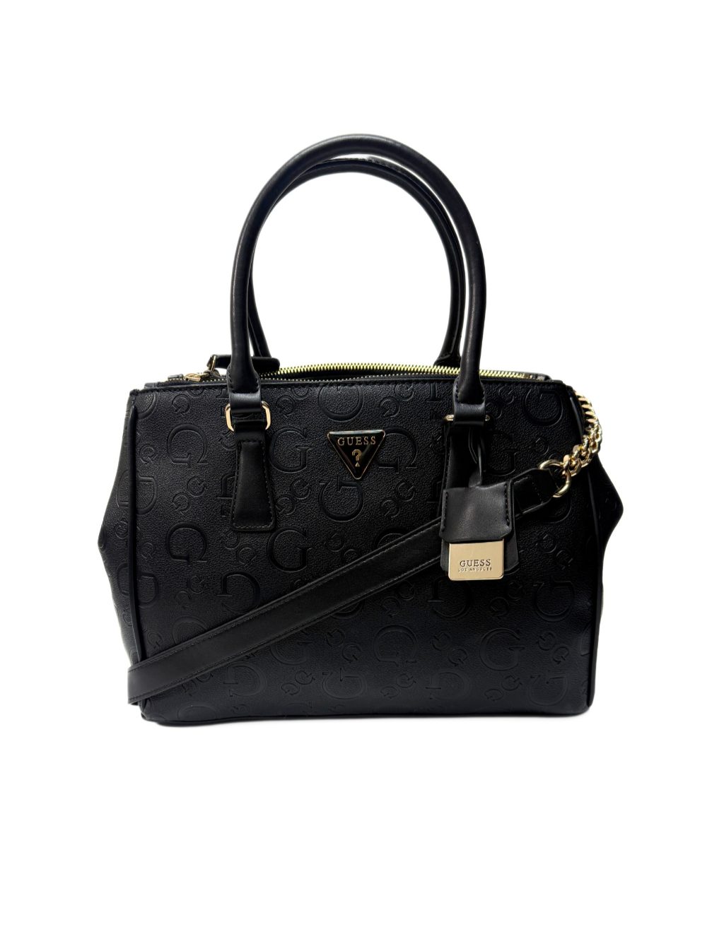 Women's Guess Grimball Satchel (Black)