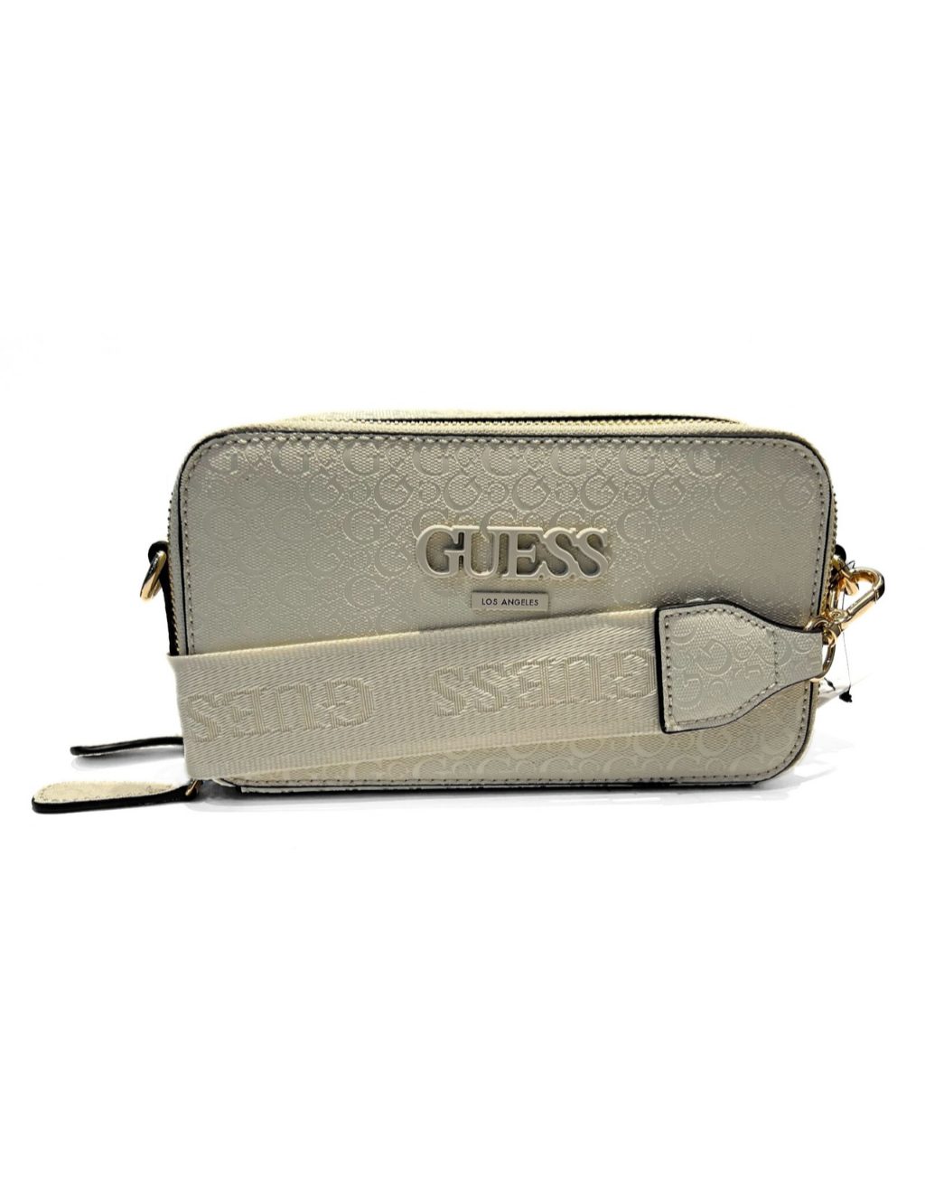 Women's Guess Lewis Town Crossbody Bag (Stone)