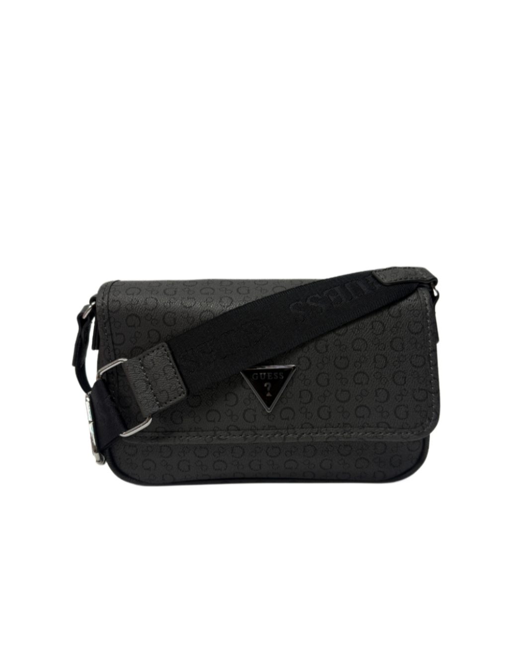 Women's Guess Viviette Mini Crossbody Bag (Coal)