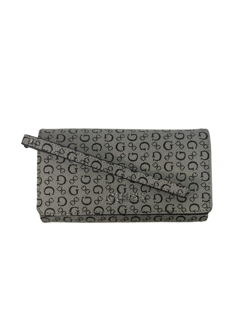 Women's Guess Remy SLG Wristlet (Grey/Black)