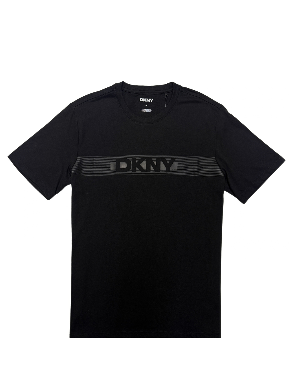 Men's DKNY Short Sleeve T-Shirt (Black/Black Suede)