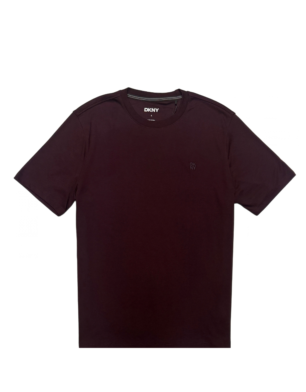Men's DKNY Short Sleeve T-Shirt (Burgundy/Logo)
