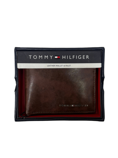 Men's Tommy Hilfiger Bi-Fold Wallet (Brown 105)