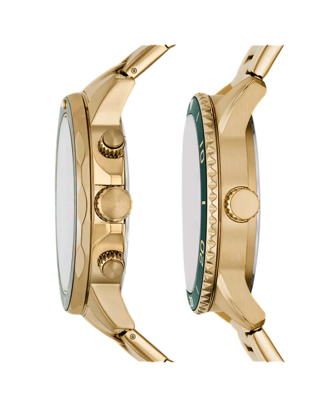 Fossil His And Her Multifunction Gold-Tone Stainless Steel Watch Gift Set - Image 2