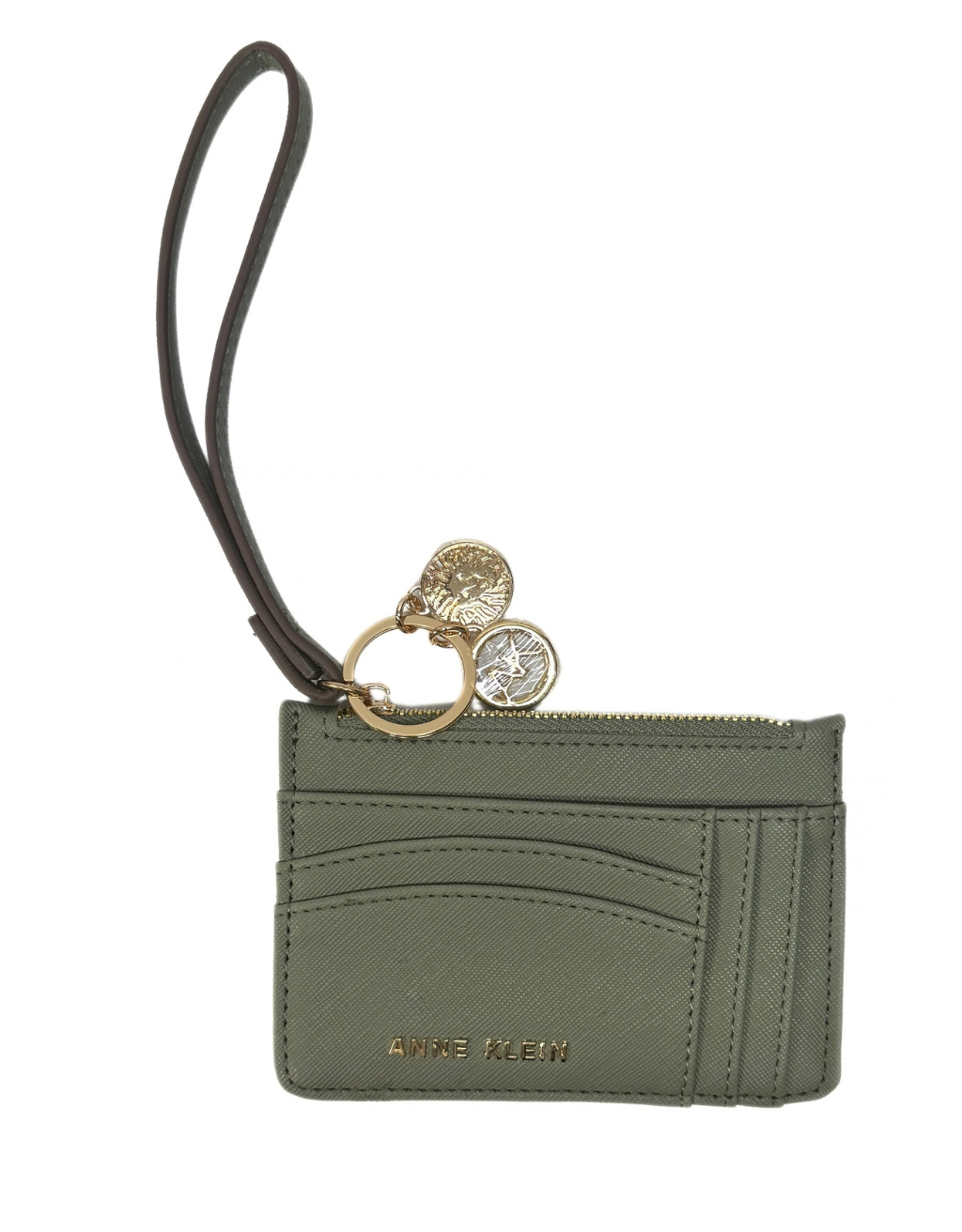 Women's Anne Klein Card Case Wristlet (Olive AKH4167A)