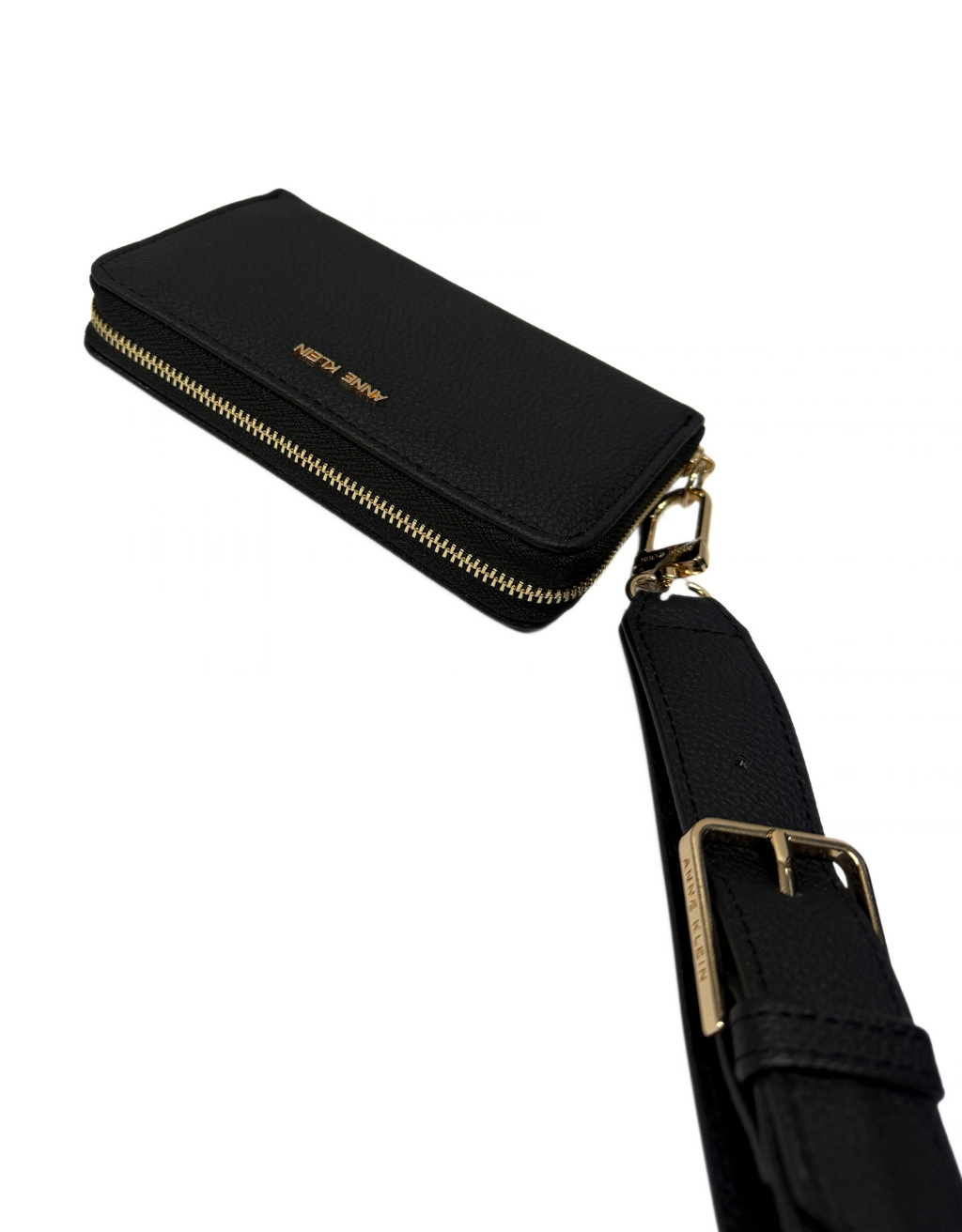 Women's Anne Klein Zip-Around Wristlet (Black AKW1355) - Image 2