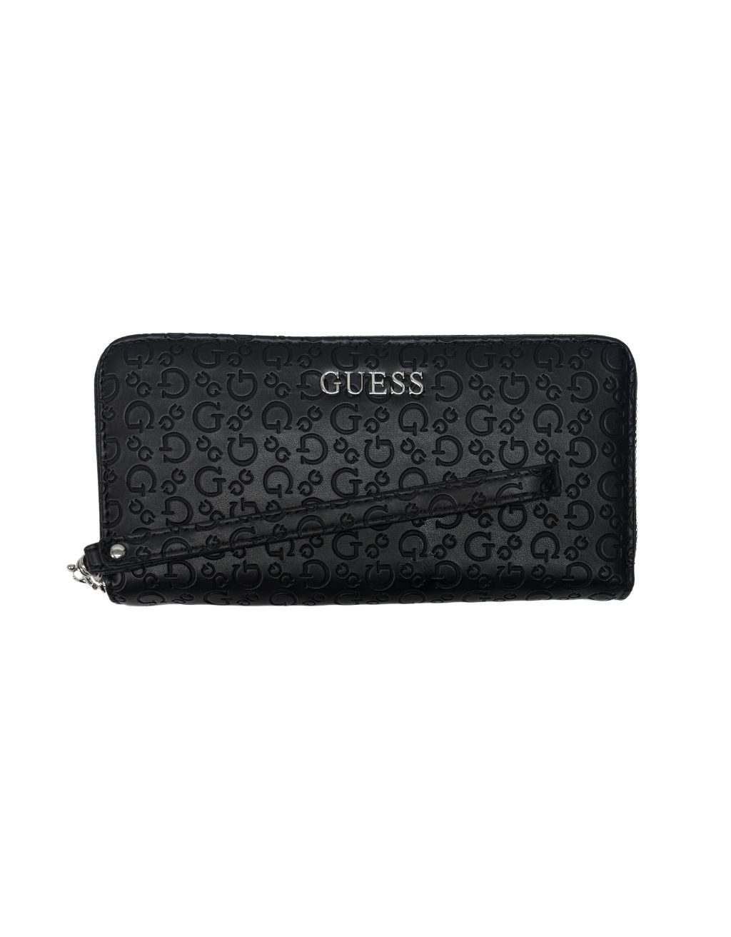 Women's Guess Remy SLG Wristlet (Black/Silver)