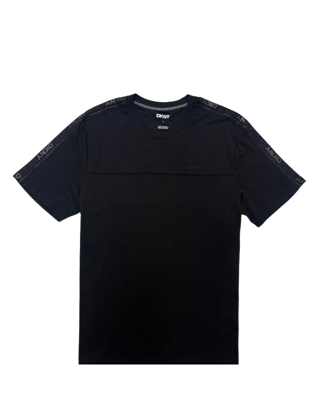 Men's DKNY Short Sleeve T-Shirt (Black/Black Logo)