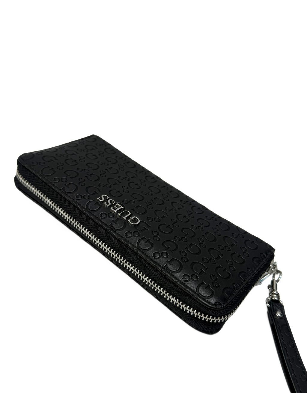 Women's Guess Remy SLG Wristlet (Black/Silver) - Image 2