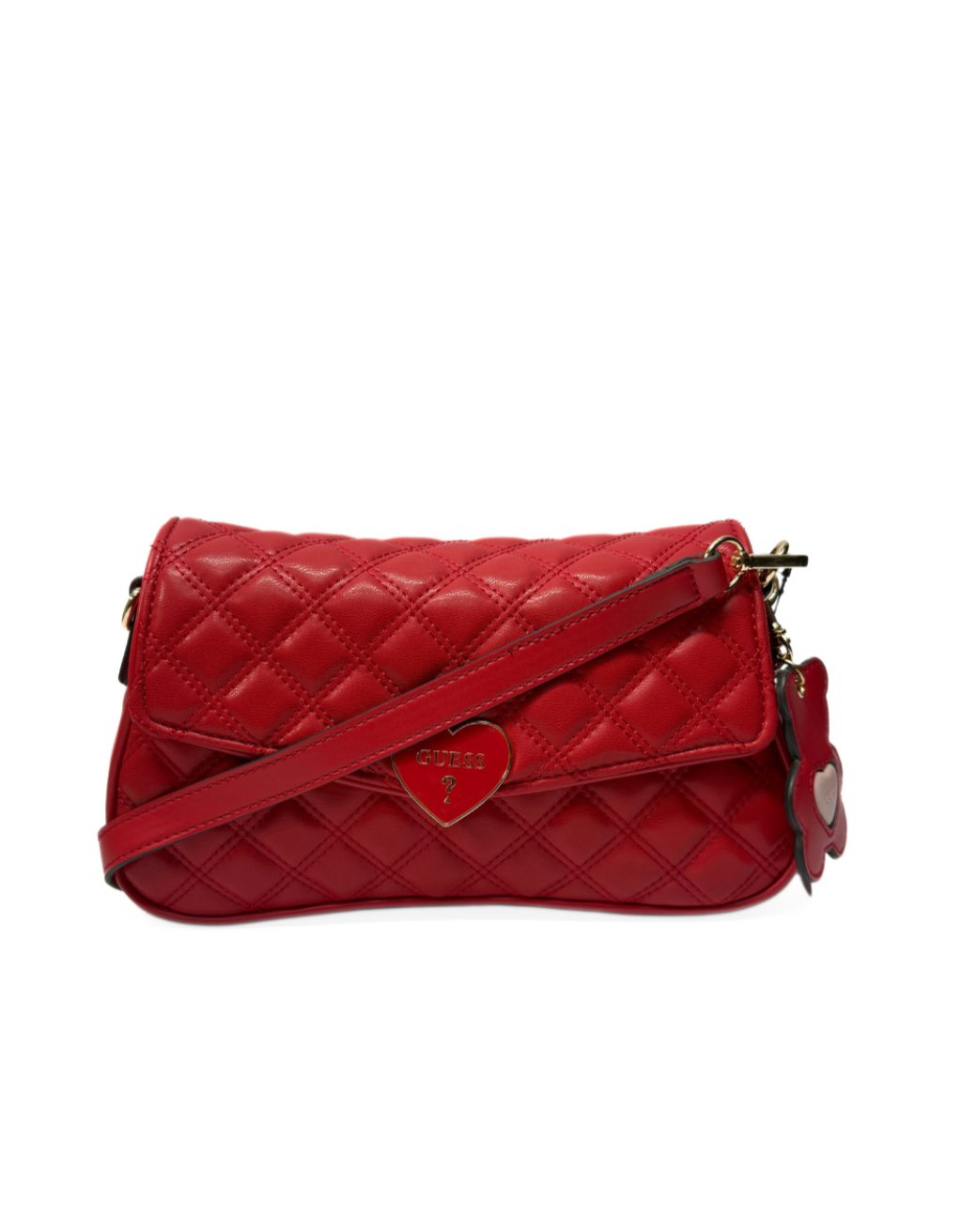Women's Guess Vivian Crossbody Bag (Red Multi)