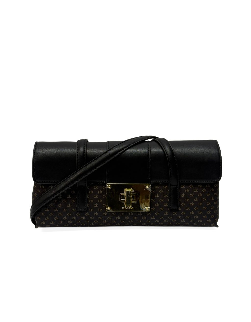 Women's Calvin Klein Shoulder Bag (Brown/Khaki/Black)