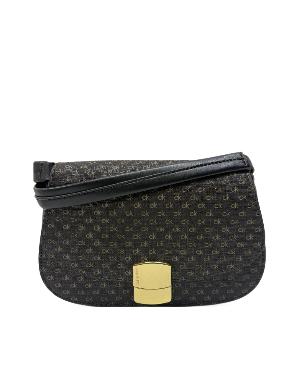 Women's Calvin Klein Shoulder Bag (Brown/Khaki/Black H5DZJUP4)